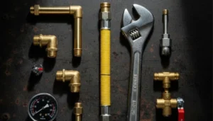 Residential gas line tools and fittings for safe installation in Frederick homes